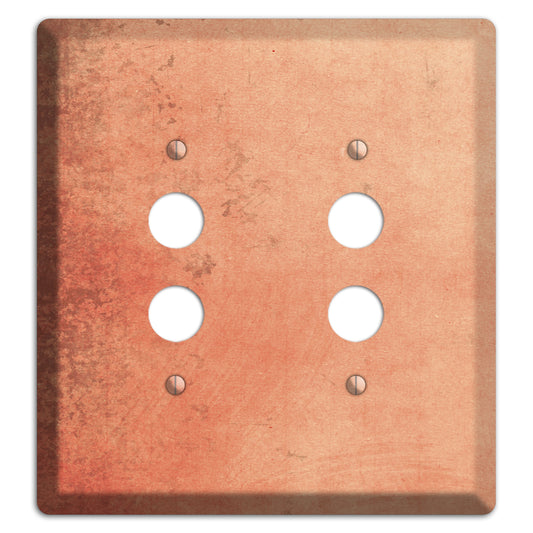 Tonys pink Vintage Grunge 2 Pushbutton Wallplate