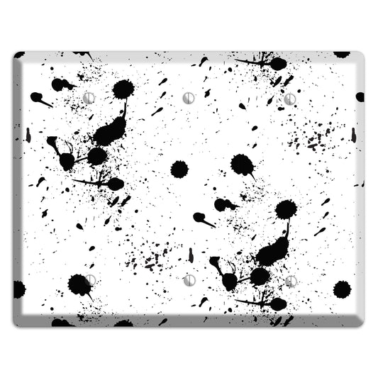 Ink Splash 3 3 Blank Wallplate