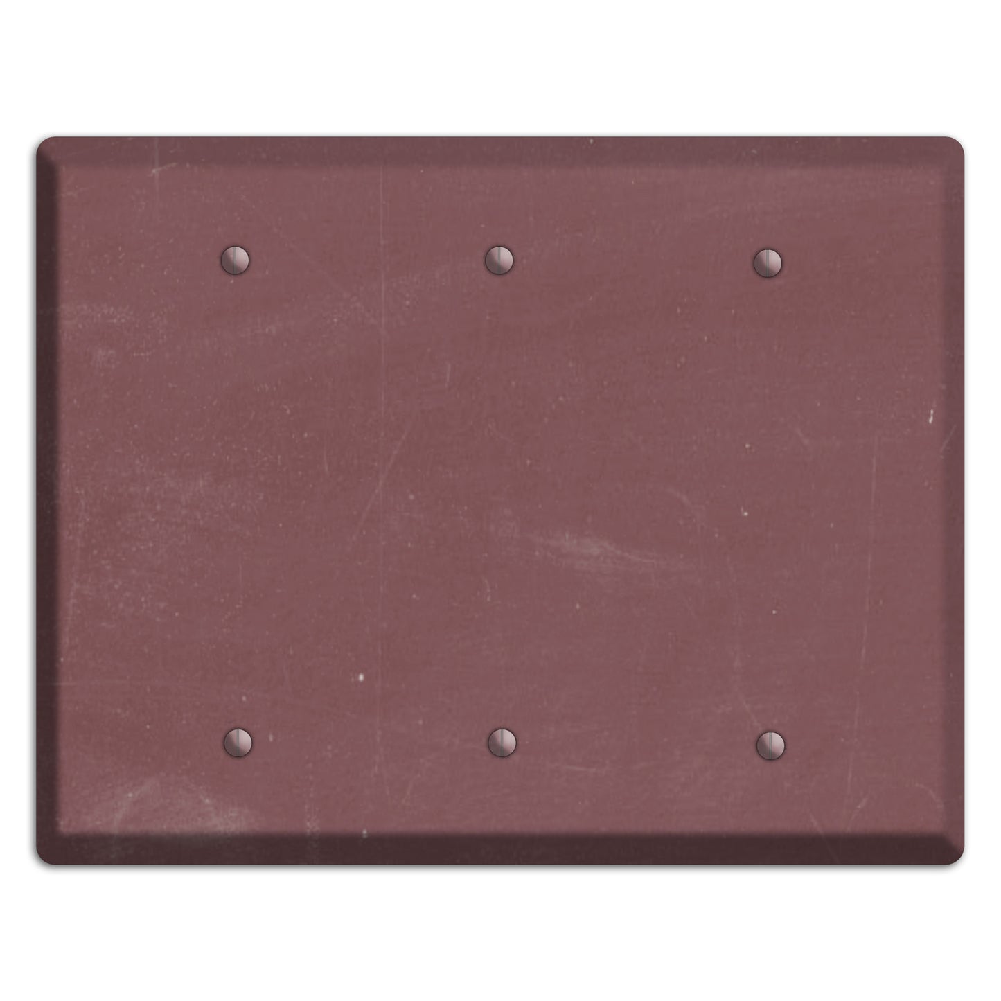 Chalk Dark Maroon 3 Blank Wallplate