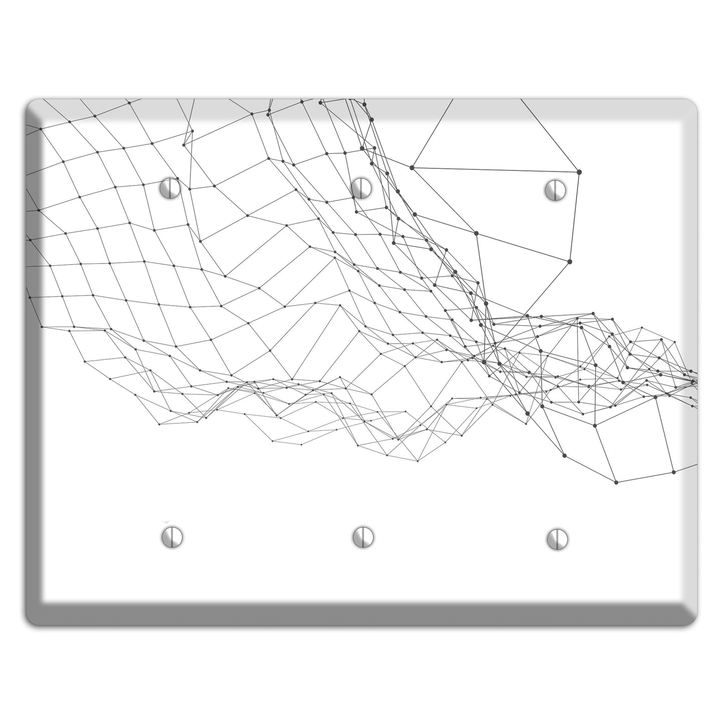 Linear I 3 Blank Wallplate