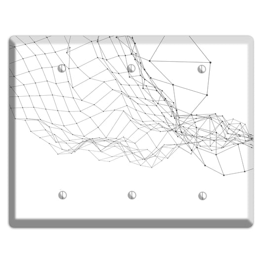 Linear I 3 Blank Wallplate