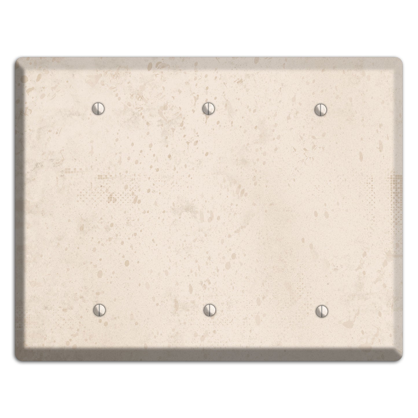 Bone Neutral Texture 3 Blank Wallplate