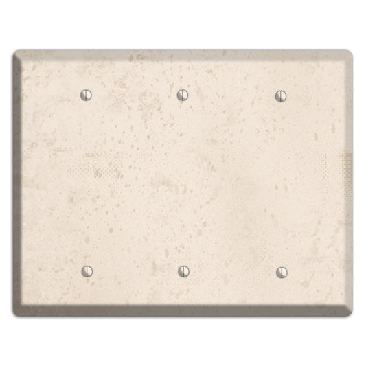 Bone Neutral Texture 3 Blank Wallplate