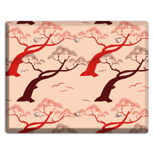 Asian Trees 3 Blank Wallplate