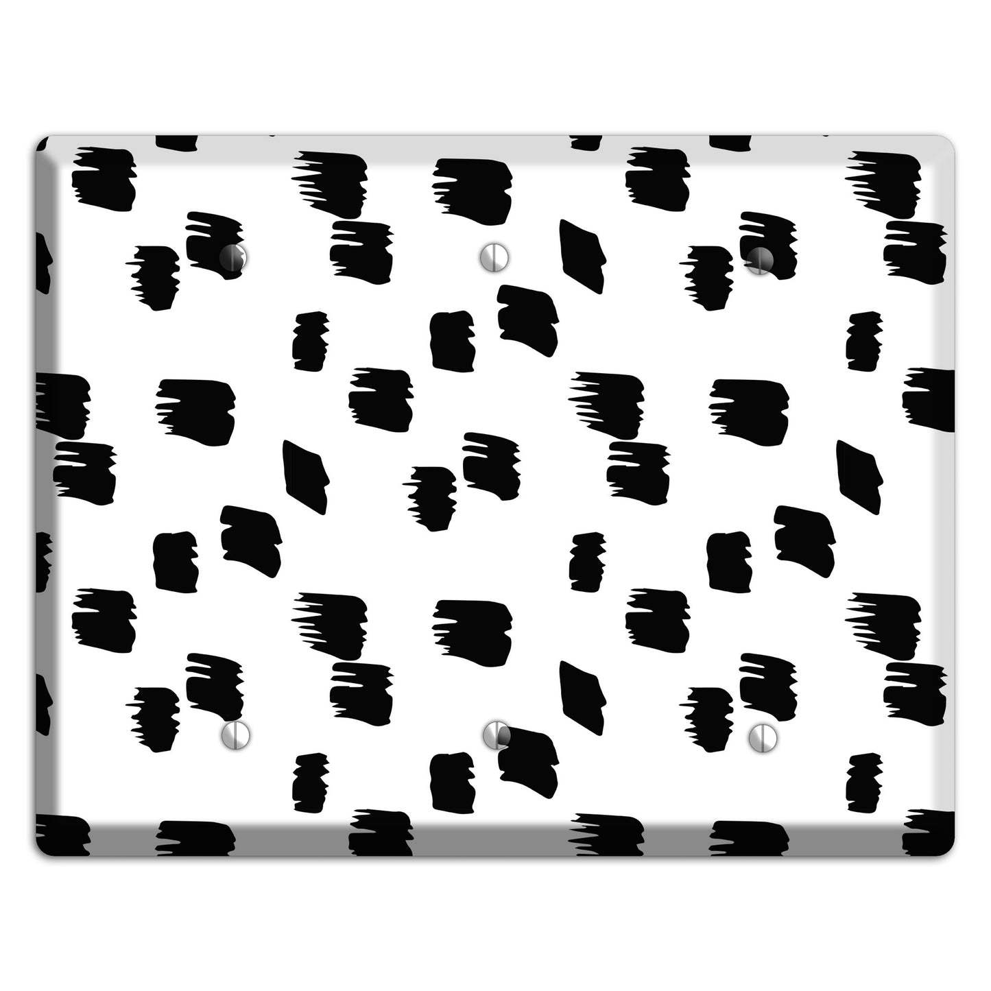 Ink Brushstrokes 6 3 Blank Wallplate