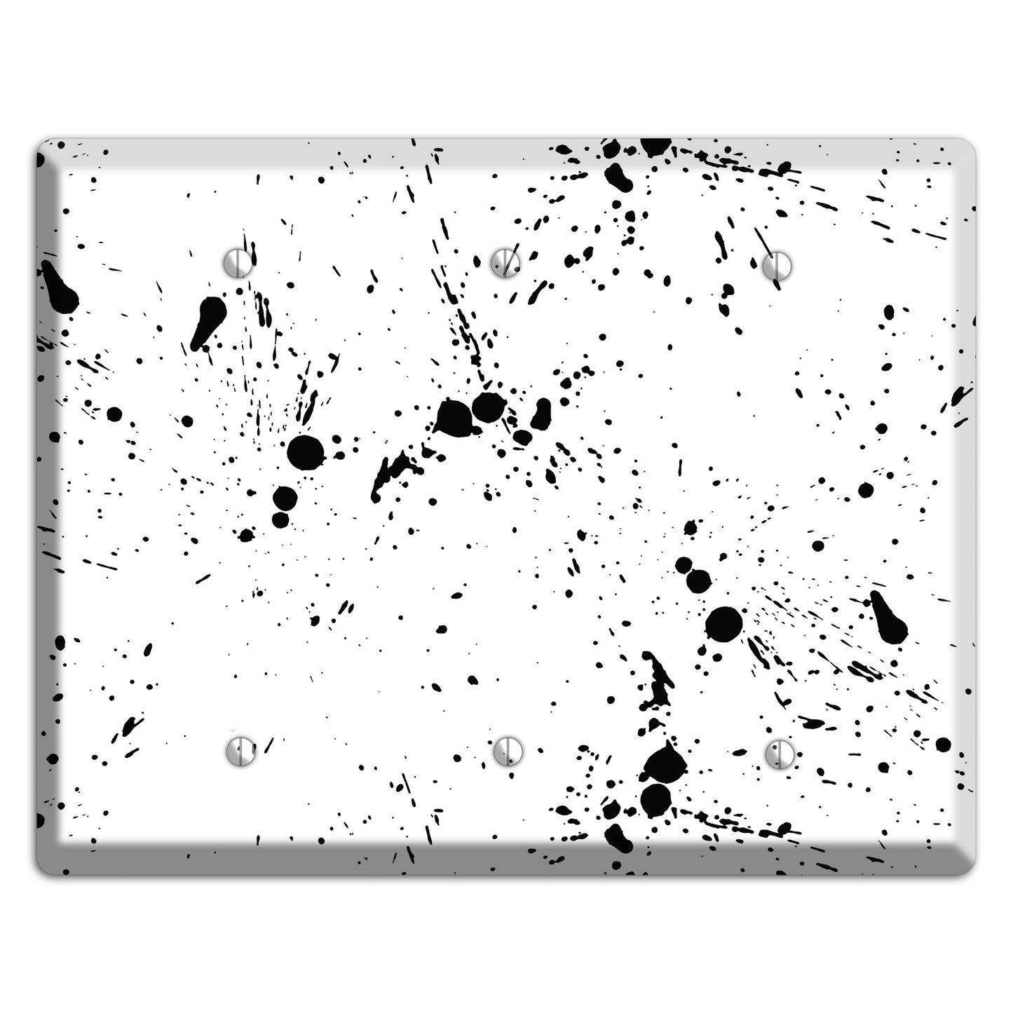 Ink Splash 8 3 Blank Wallplate