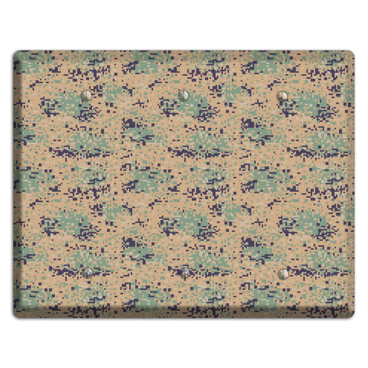 Marpat Woodland Camo 3 Blank Wallplate