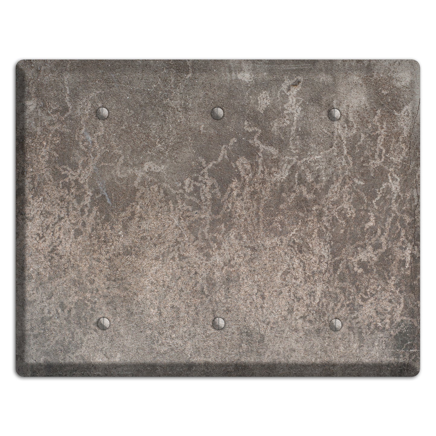 Old Concrete 1 3 Blank Wallplate