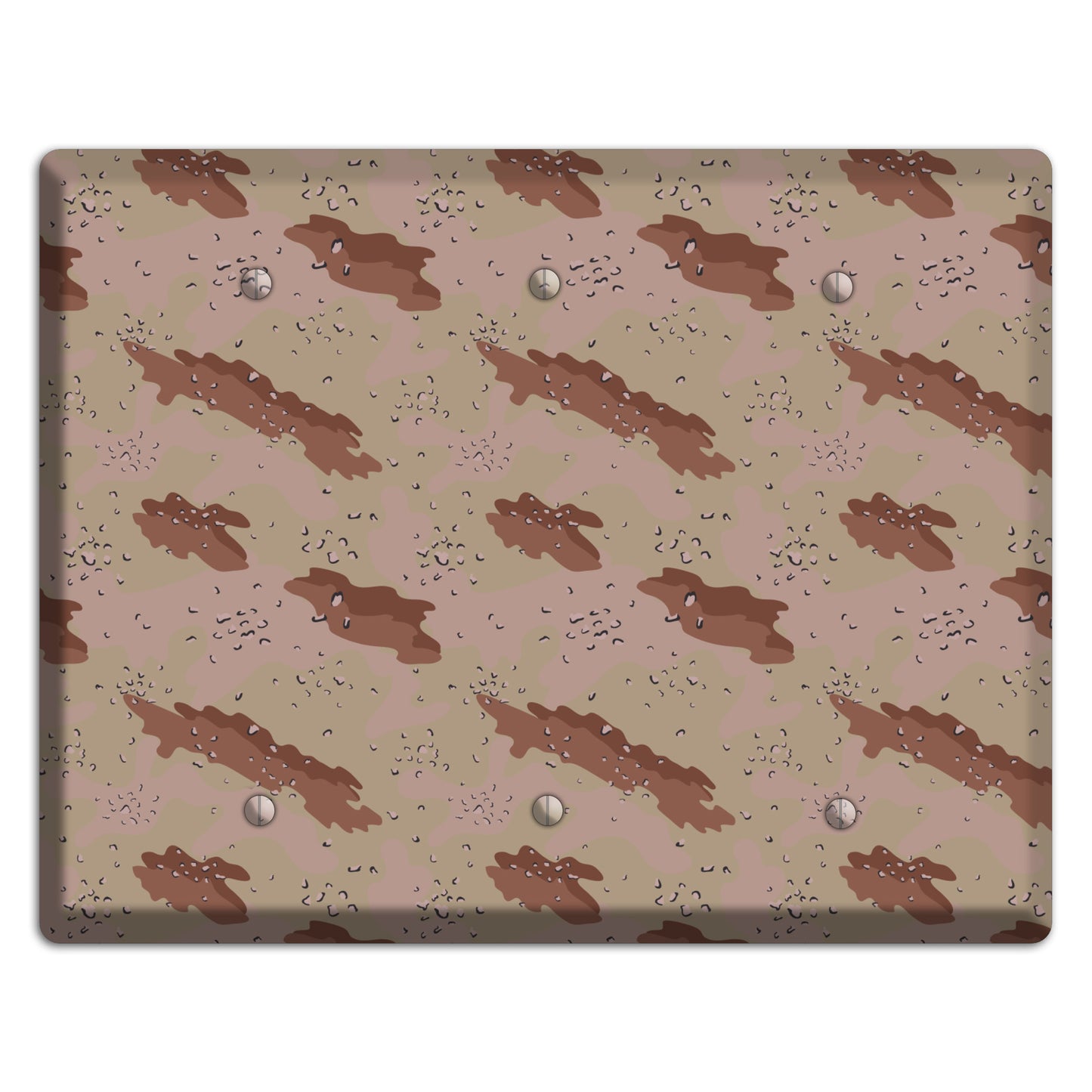 Chocolate Chip Camo 3 Blank Wallplate