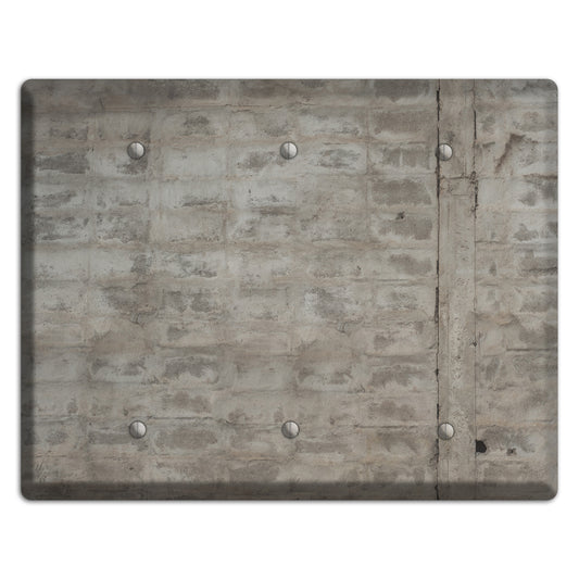 Old Concrete 16 3 Blank Wallplate