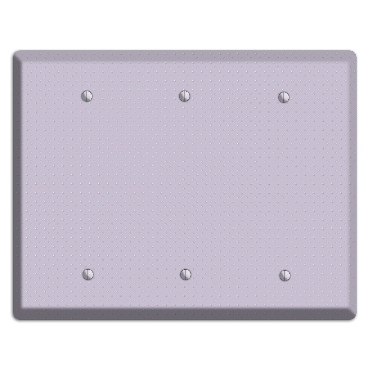 Lavende with Tiny Dots 3 Blank Wallplate