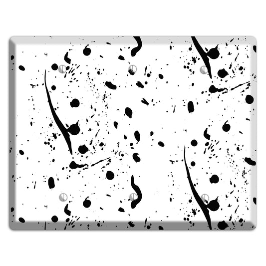 Ink Splash 2 3 Blank Wallplate