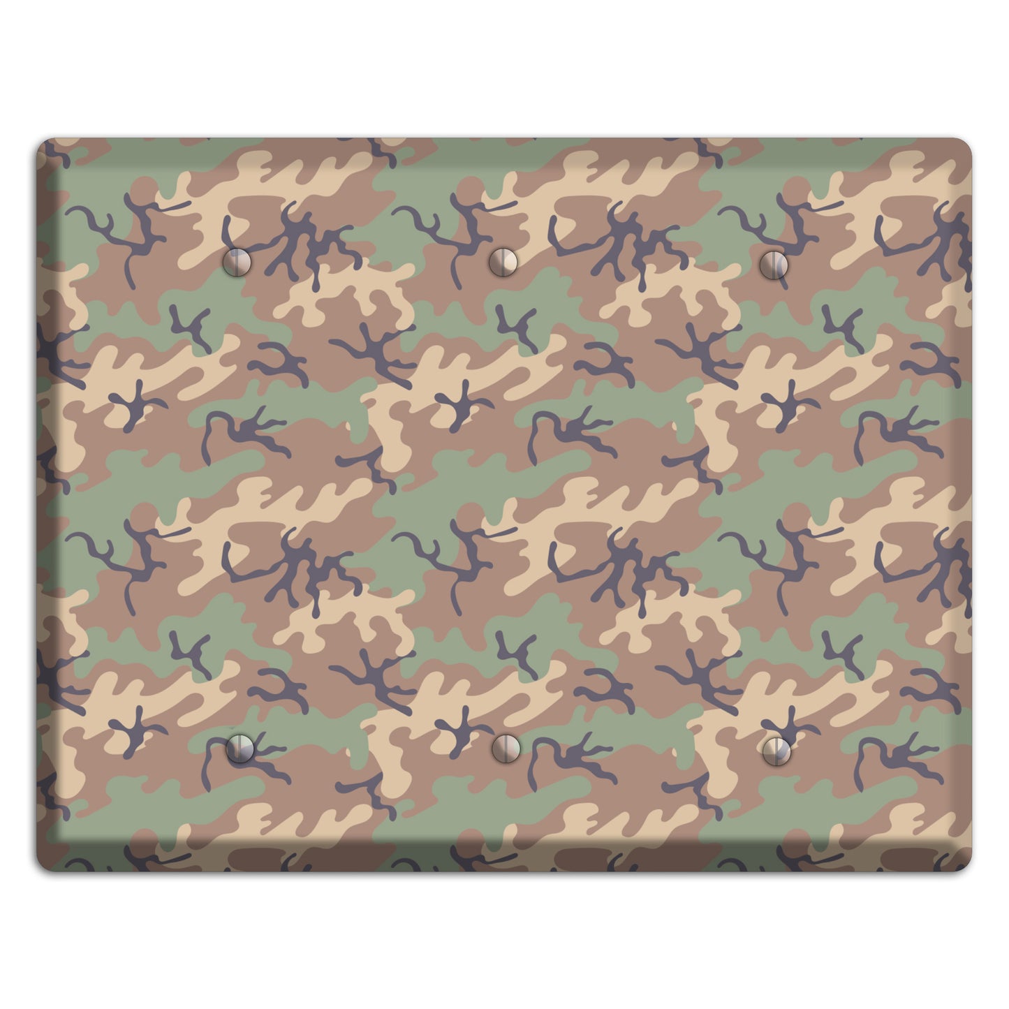 Jungle 1968 Camo 3 Blank Wallplate