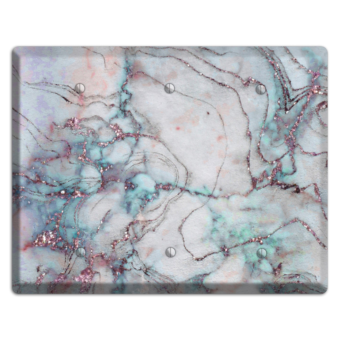 Half Baked Marble 3 Blank Wallplate