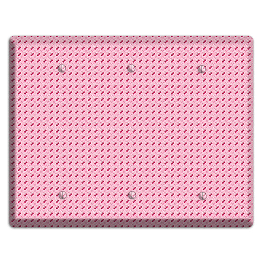 Pink with Cherries 3 Blank Wallplate