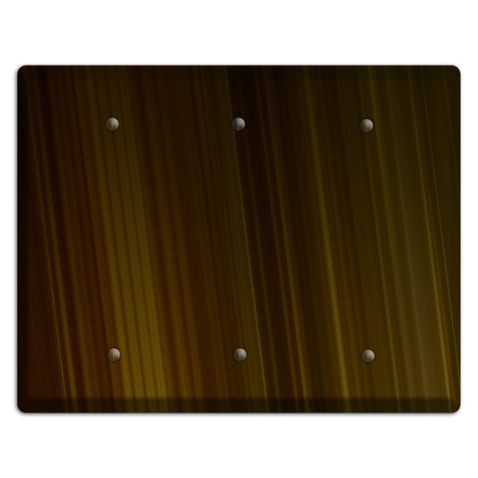 Brown Ray of Light 3 Blank Wallplate