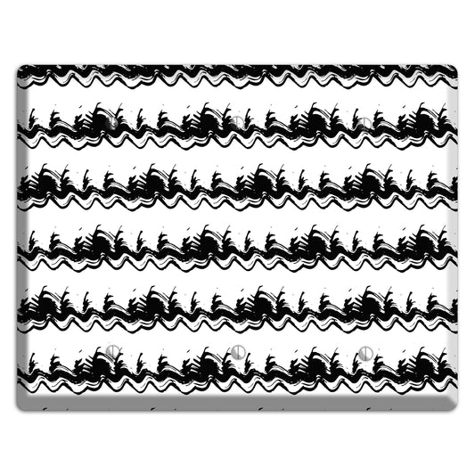 Ink Brushstrokes 10 3 Blank Wallplate