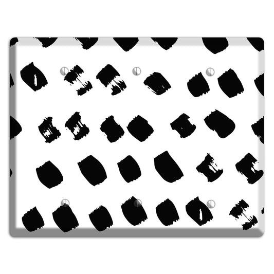 Ink Brushstrokes 4 3 Blank Wallplate