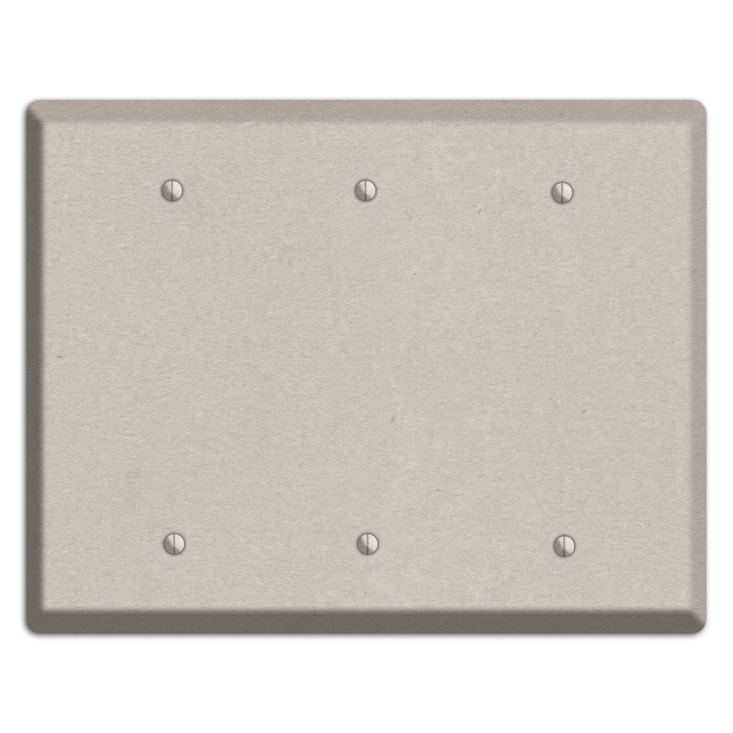 Bison Hide Kraft 3 Blank Wallplate