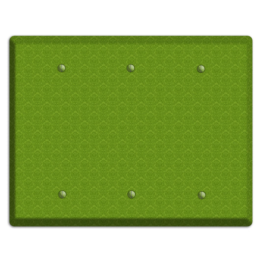 Green Cartouche 3 Blank Wallplate