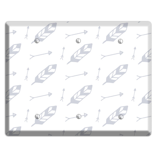 Abstract 22 3 Blank Wallplate