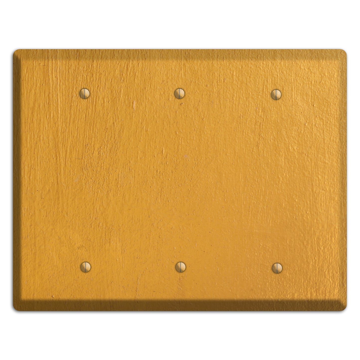 Gold Concrete 3 Blank Wallplate