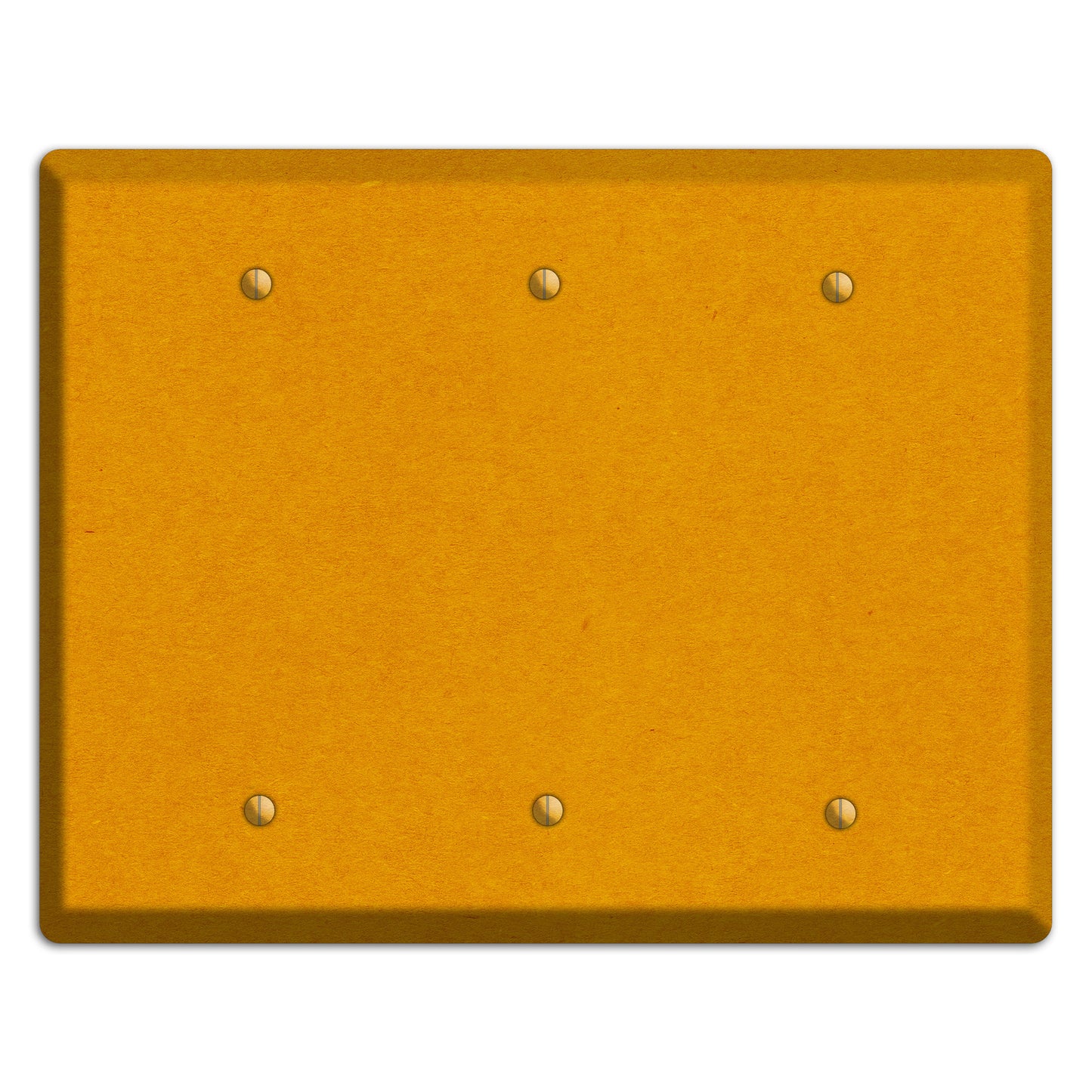 Tangerine Kraft 3 Blank Wallplate