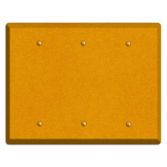 Tangerine Kraft 3 Blank Wallplate