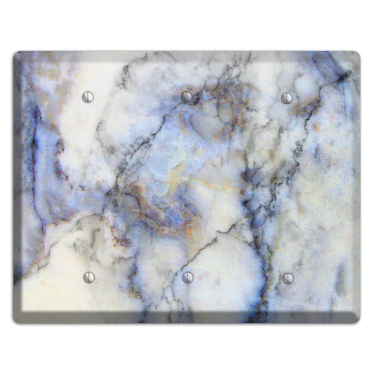 Spindle Marble 3 Blank Wallplate