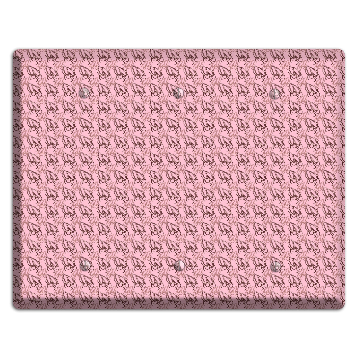 Pink Ballet Slippers 3 Blank Wallplate