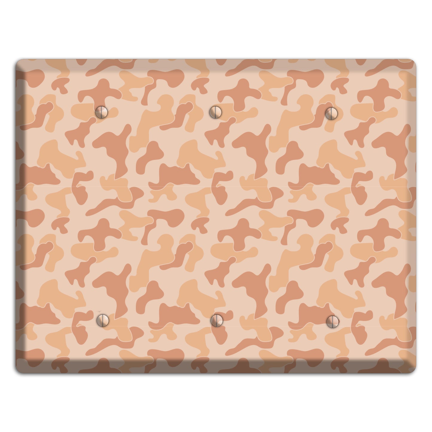 Beach Camo 3 Blank Wallplate