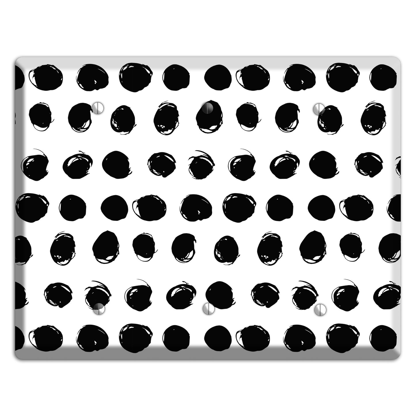 Ink Drops 9 3 Blank Wallplate