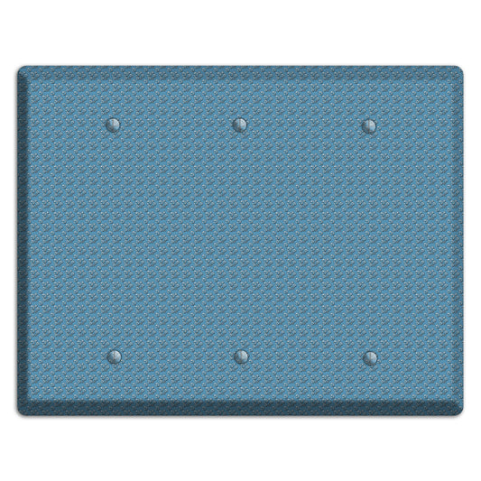 Blue Bubbles 3 Blank Wallplate