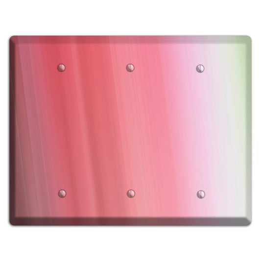 Coral Pink Ray of Light 3 Blank Wallplate