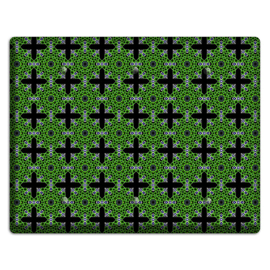 Green Foulard 3 3 Blank Wallplate