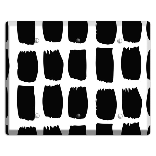 Ink Brushstrokes 7 3 Blank Wallplate