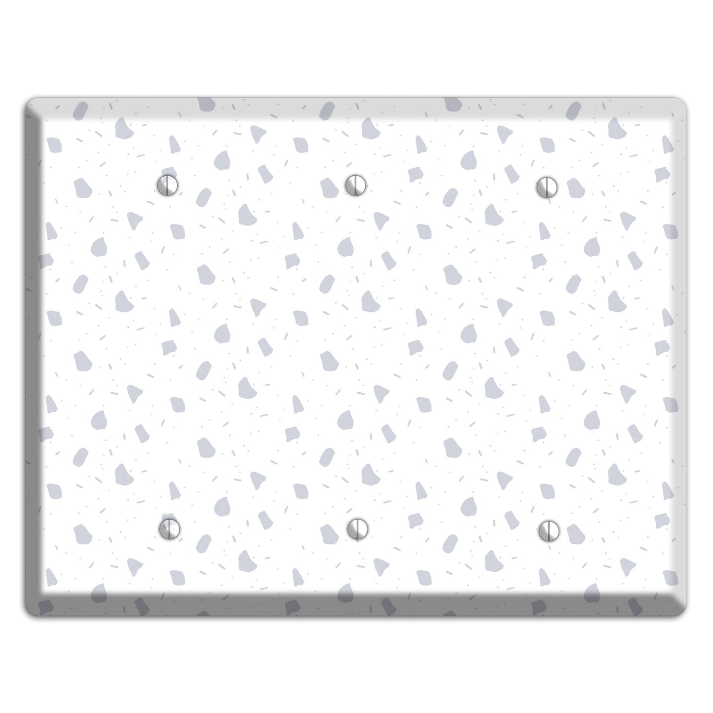 Abstract 9 3 Blank Wallplate