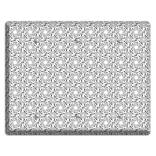 Overlay Hexagon Rotation Repeat 2 3 Blank Wallplate