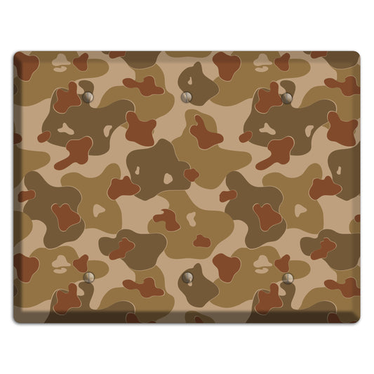 Earth Brown Camo 3 Blank Wallplate