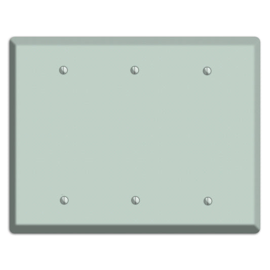 Sage with Tiny Dots 3 Blank Wallplate