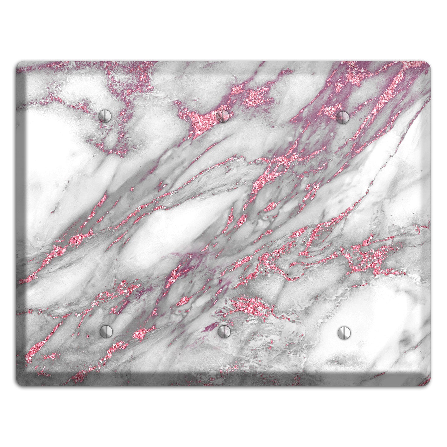 Can Can Marble 3 Blank Wallplate