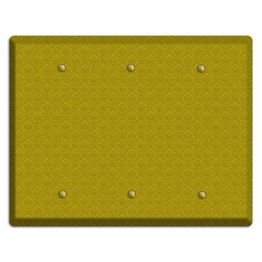 Mustard Cartouche 3 Blank Wallplate