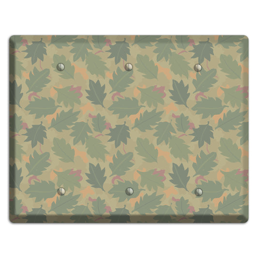 Wine Leaf Camo 3 Blank Wallplate