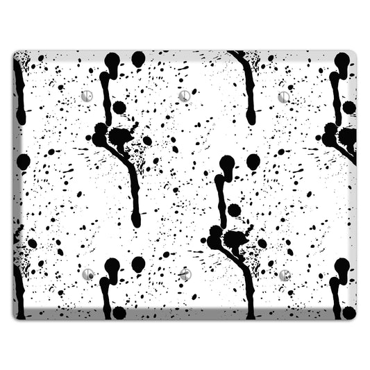 Ink Drips 6 3 Blank Wallplate