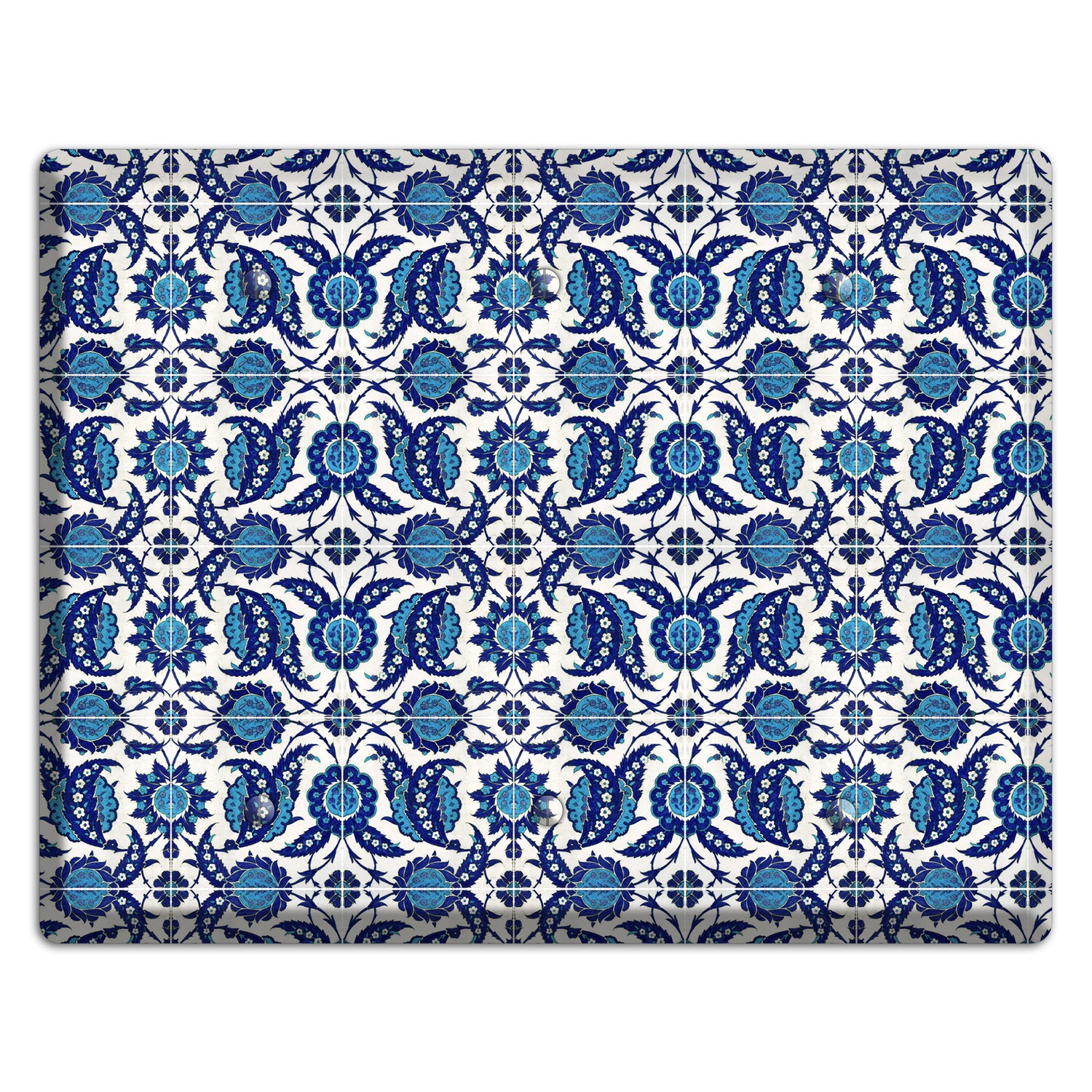 Ornate Paisley Tile 3 Blank Wallplate