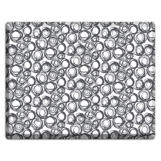 Abstract 24 3 Blank Wallplate