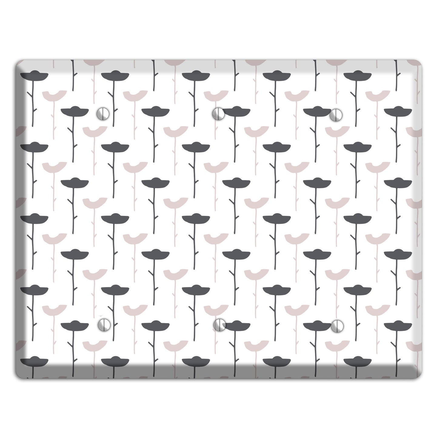 Abstract 6 3 Blank Wallplate