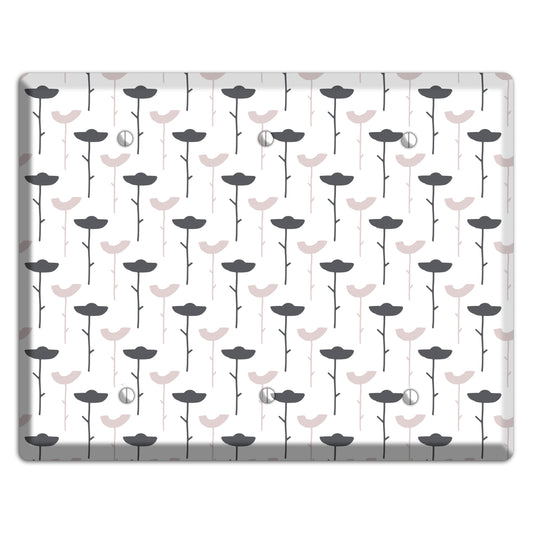 Abstract 6 3 Blank Wallplate