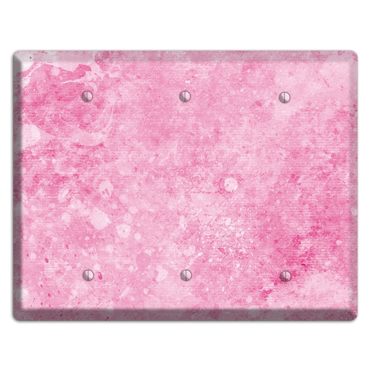 Wewak Pink Texture 3 Blank Wallplate