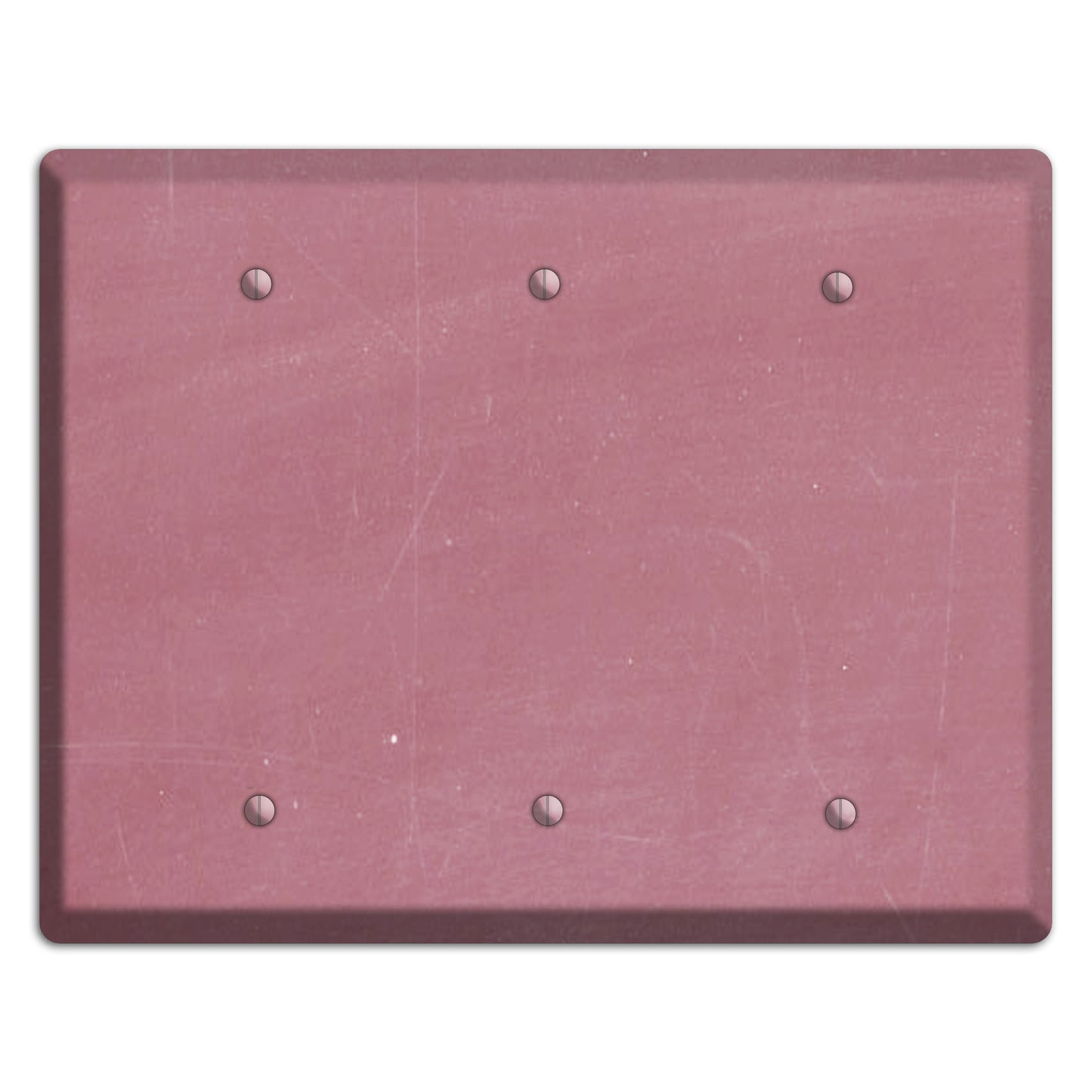 Chalk Pink 3 Blank Wallplate